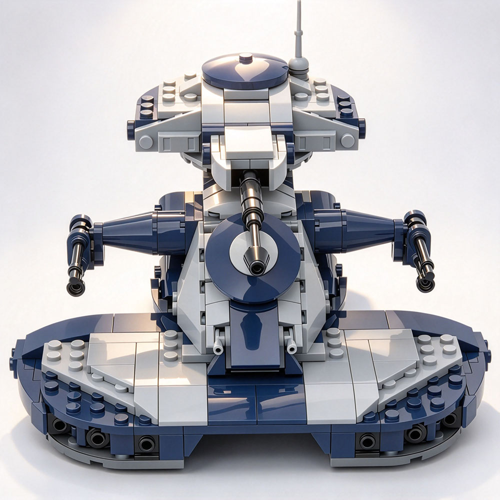 Lego Compatible Military Tank - مجموعة مكعبات بناء دبابة هجومية عسكرية